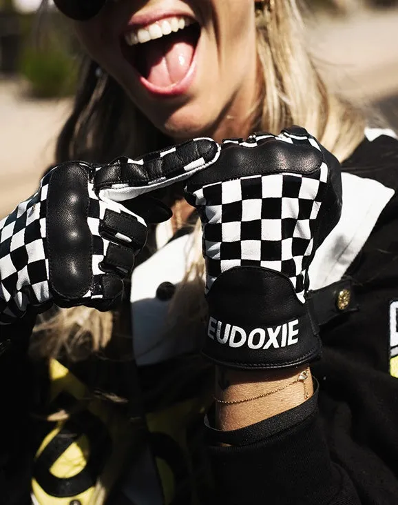 Eudoxie Jody Beth Ladies Motorcycle Gloves with Knuckle Armour