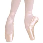 European Balance -- Pointe Shoe -- Pink Satin