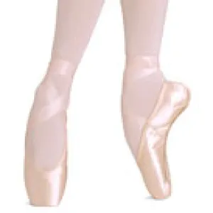 European Balance -- Pointe Shoe -- Pink Satin