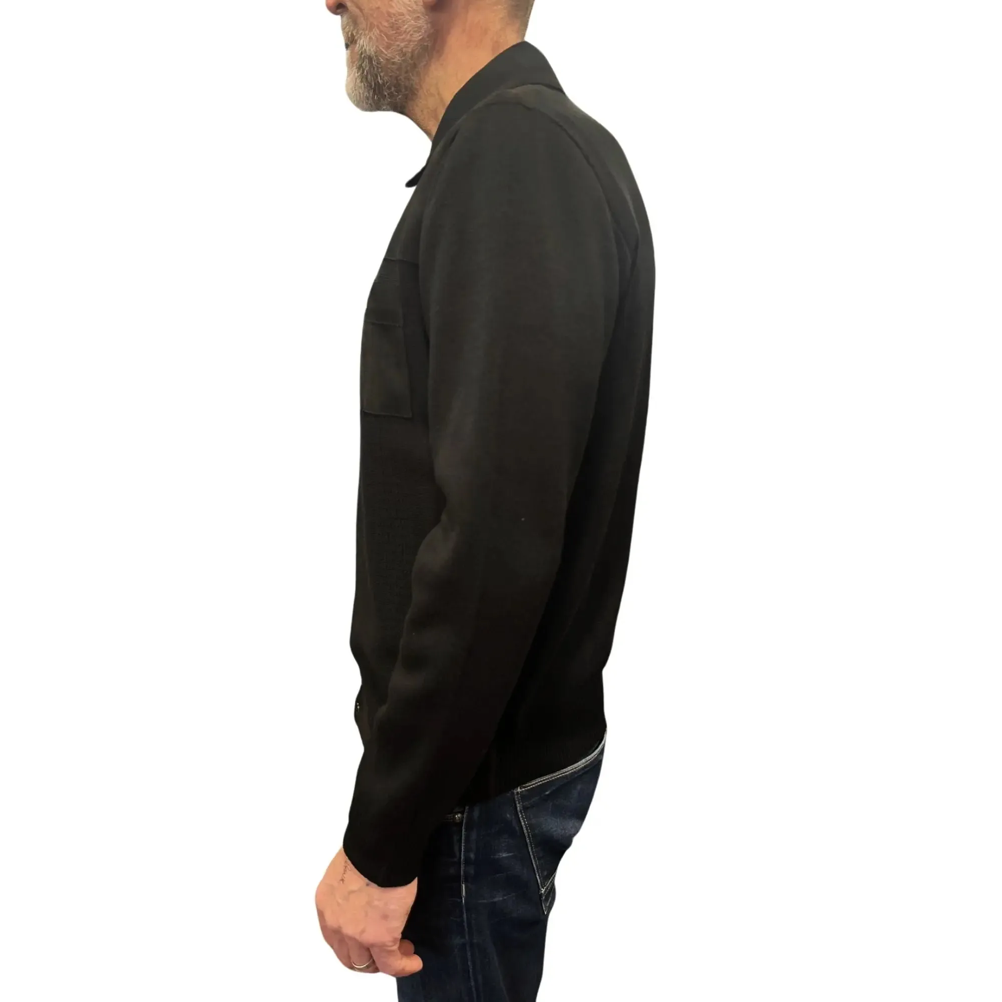 Everett Black Cardigan