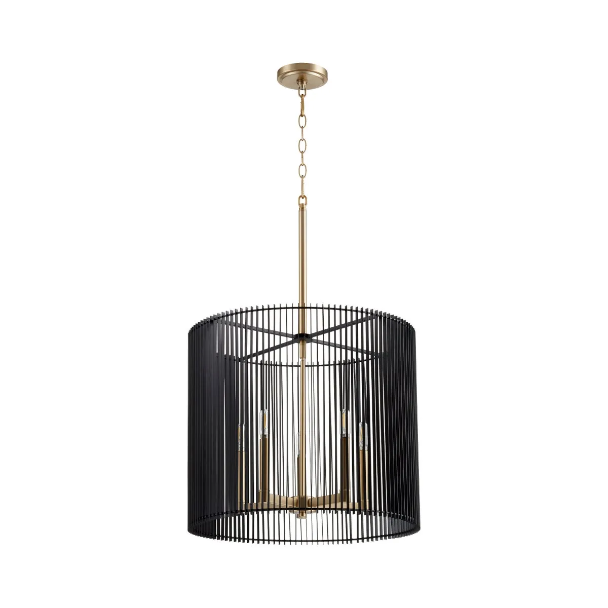 Finura Aged Brass Soft Contemporary Pendant