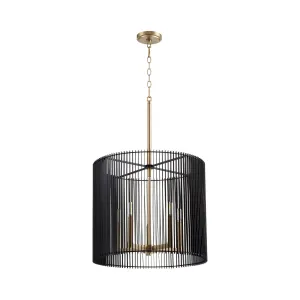 Finura Aged Brass Soft Contemporary Pendant