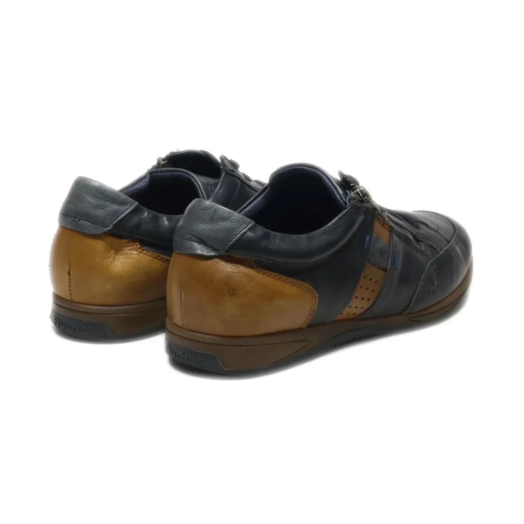 Fluchos Comodidad Absoluta Low-Top Sneakers Leather Black Colour For Women