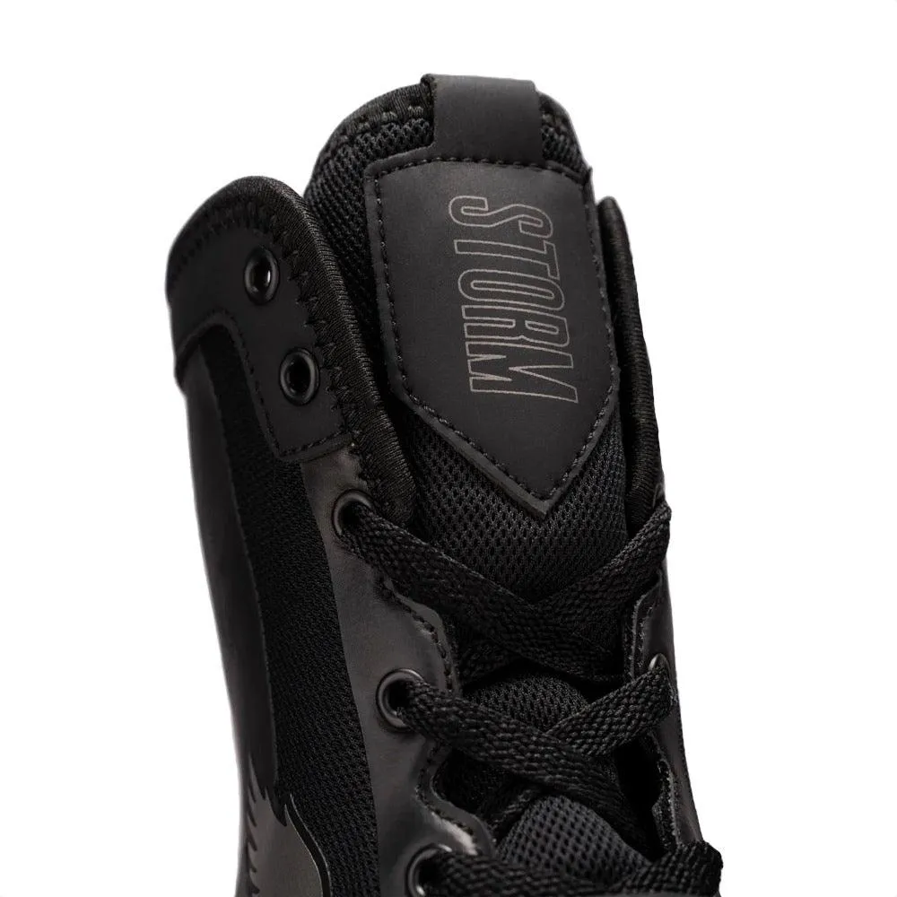 Fly Storm Boxing Boots - Black/Black