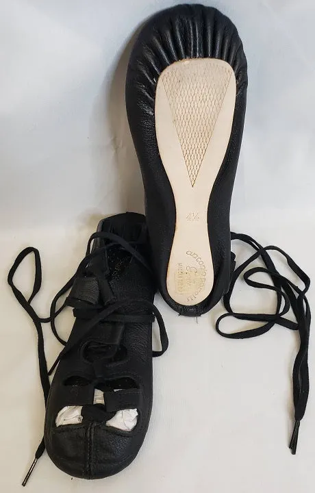 Gazelle -- Irish Full Sole Ghillies -- Black