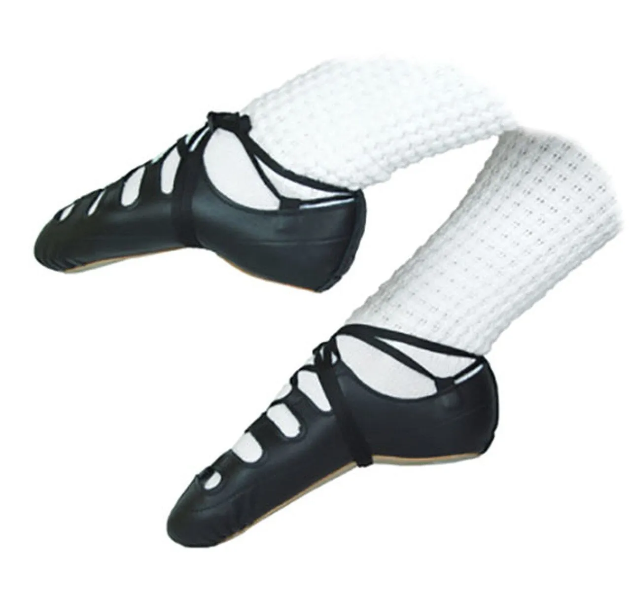 Gazelle -- Irish Full Sole Ghillies -- Black