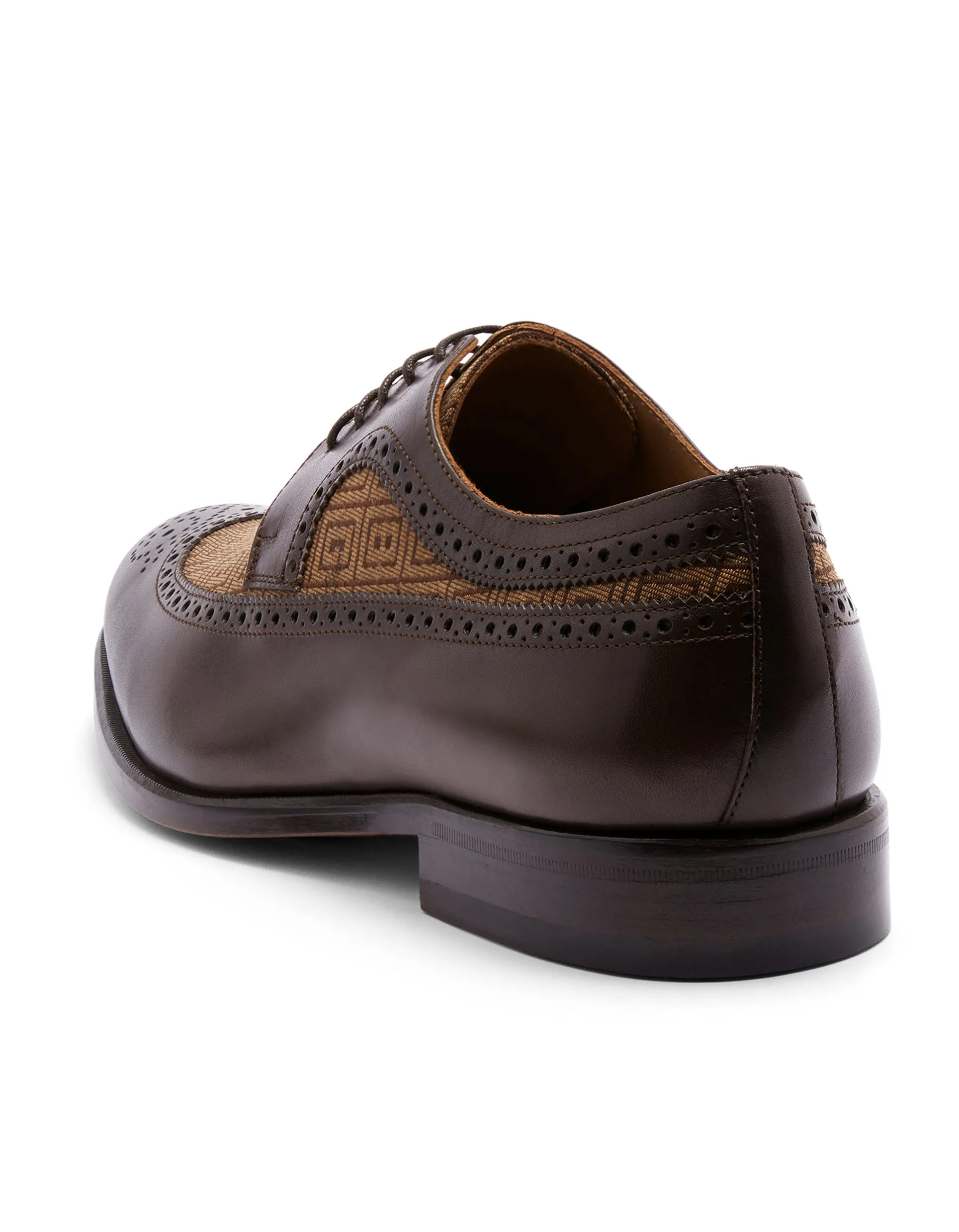 GB Monogram Longwing Brogues GOLD
