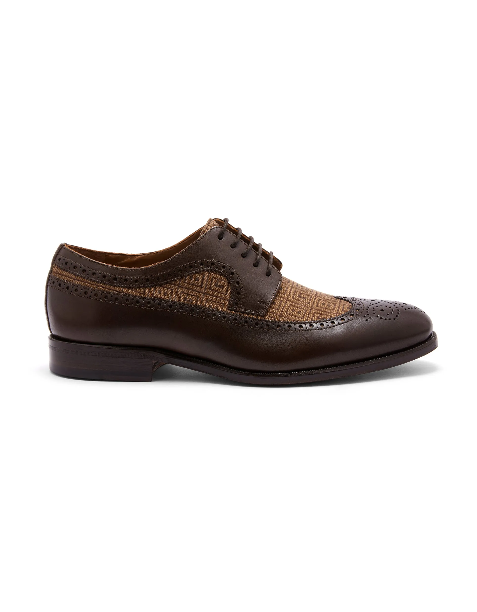 GB Monogram Longwing Brogues GOLD