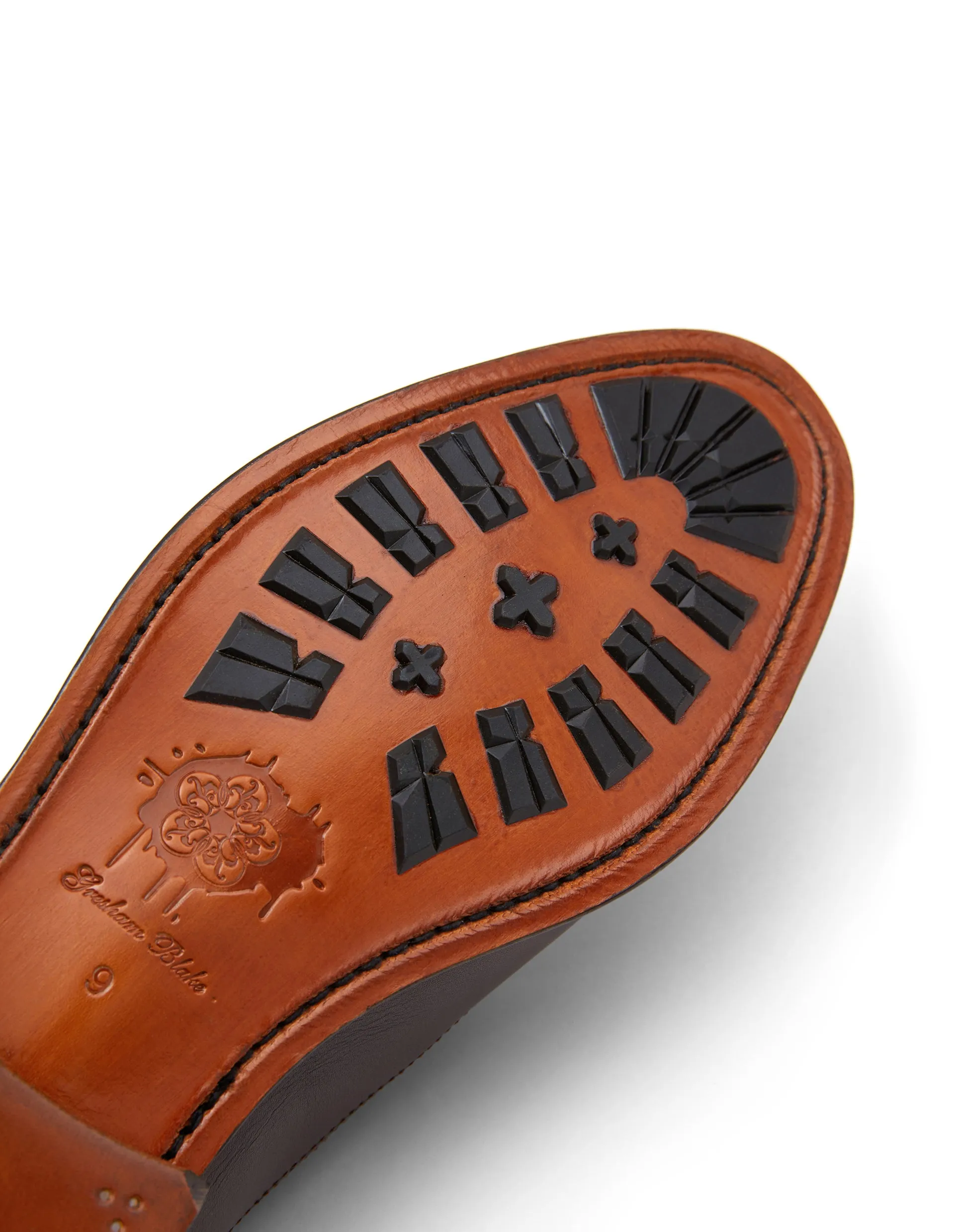 GB Monogram Longwing Brogues GOLD