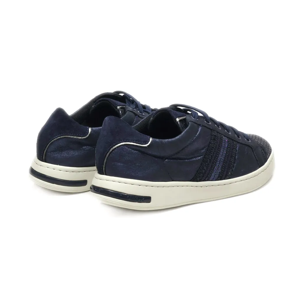 Geox Respira Low-Top Sneakers Leather Blue Colour For Women