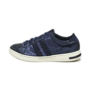 Geox Respira Low-Top Sneakers Leather Blue Colour For Women