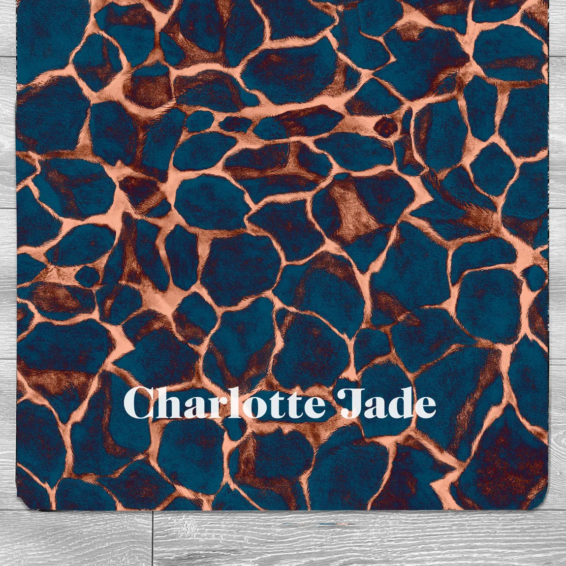 Giraffe Print Exercise Mat