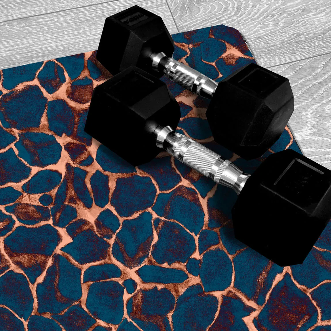 Giraffe Print Exercise Mat