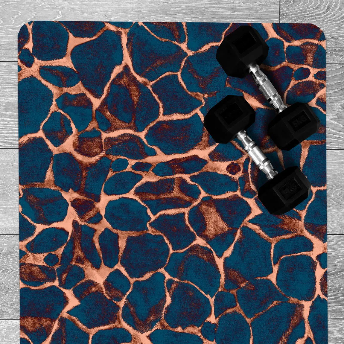 Giraffe Print Exercise Mat