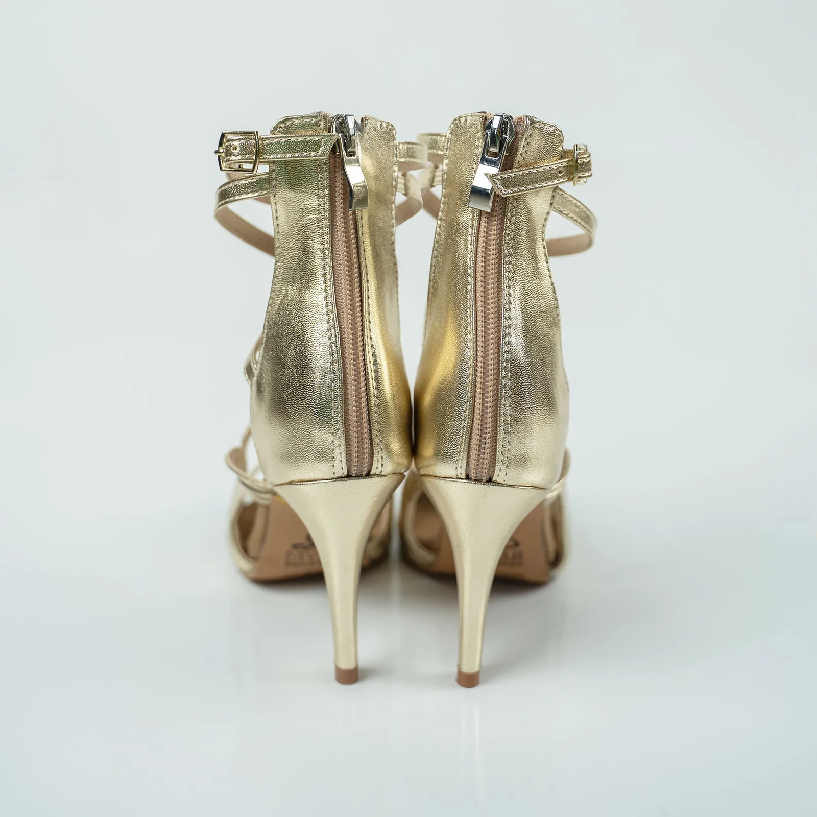 Golden Athena II Open Toe Stiletto Sandals Dance Shoes
