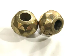 Golden Circular Round CCB Plastic Beads