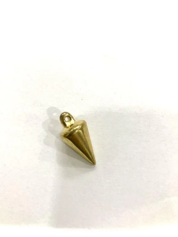 Golden Conical CCB Plastic Beads (22x11 mm)