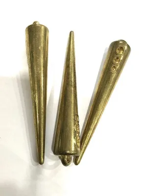 Golden Conical CCB Plastic Pendant