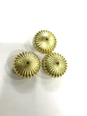 Golden Designer Round Circular CCB Plastic Beads