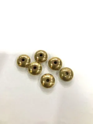 Golden Donut CCB Plastic Beads