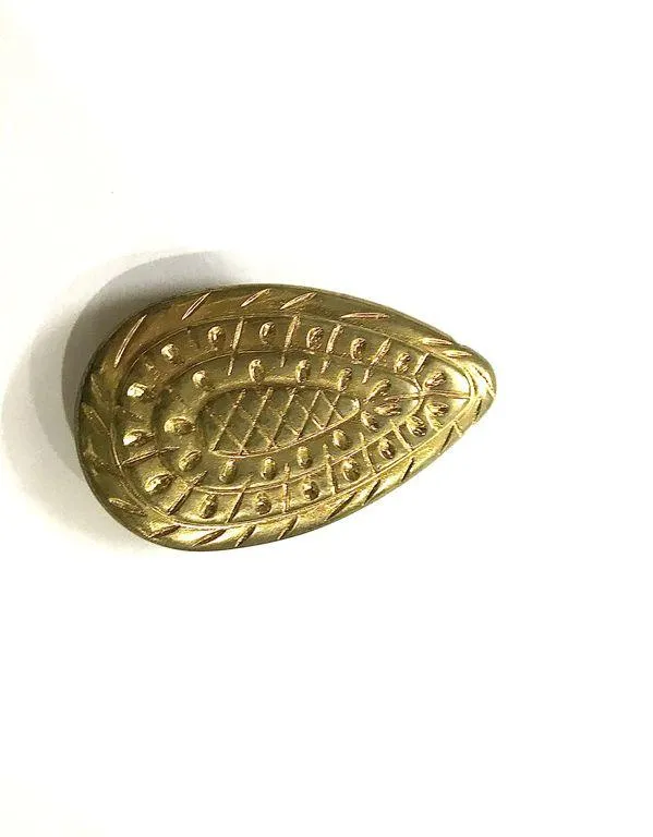 Golden Drop Plastic Beads (60x35 mm)