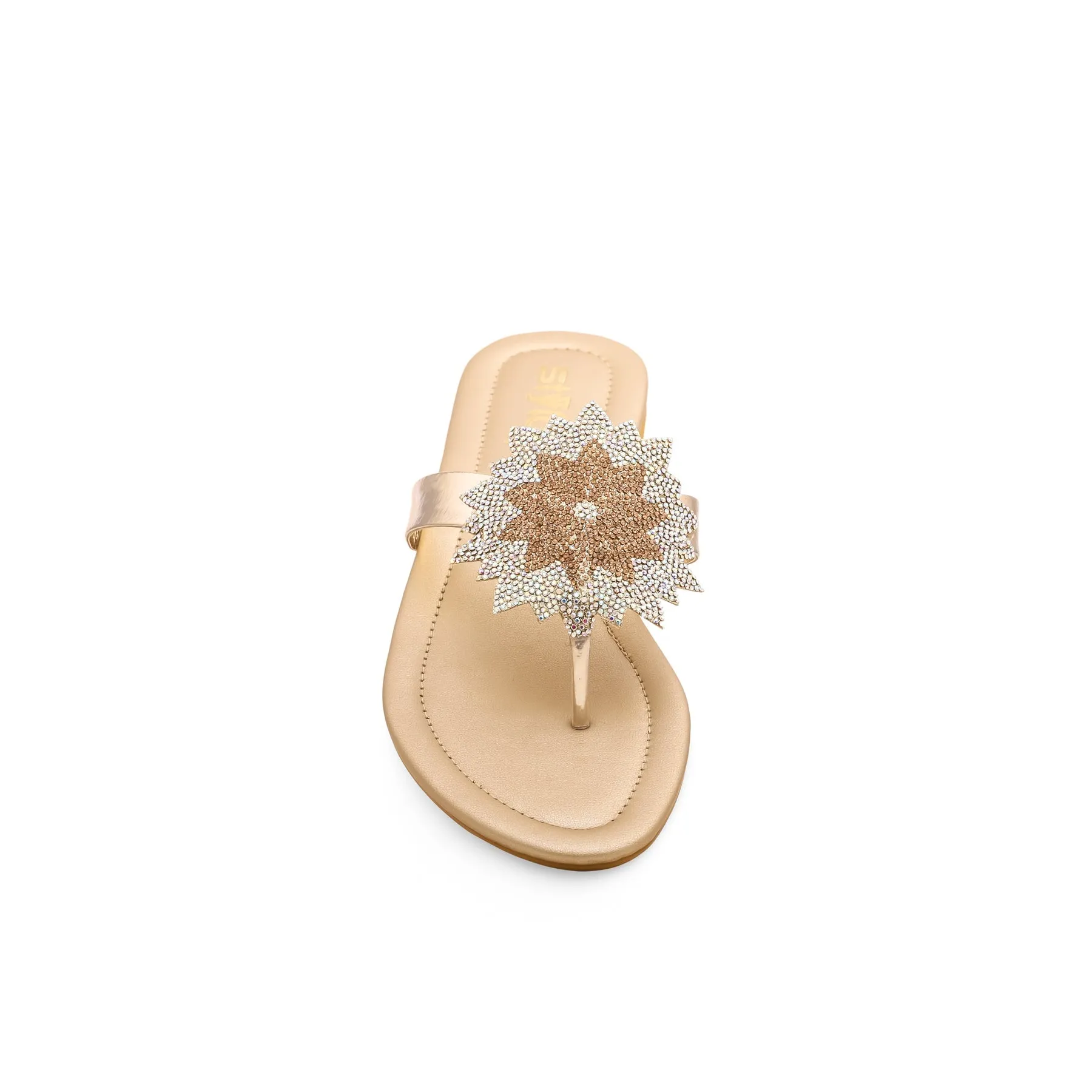 Golden Fancy Chappal FN0683