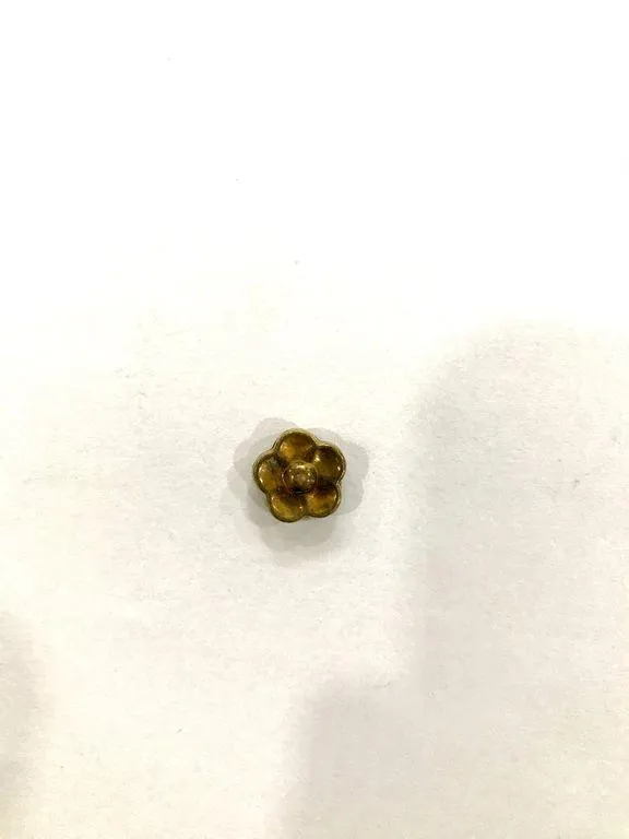 Golden Flower CCB Plastic Beads(12mm)