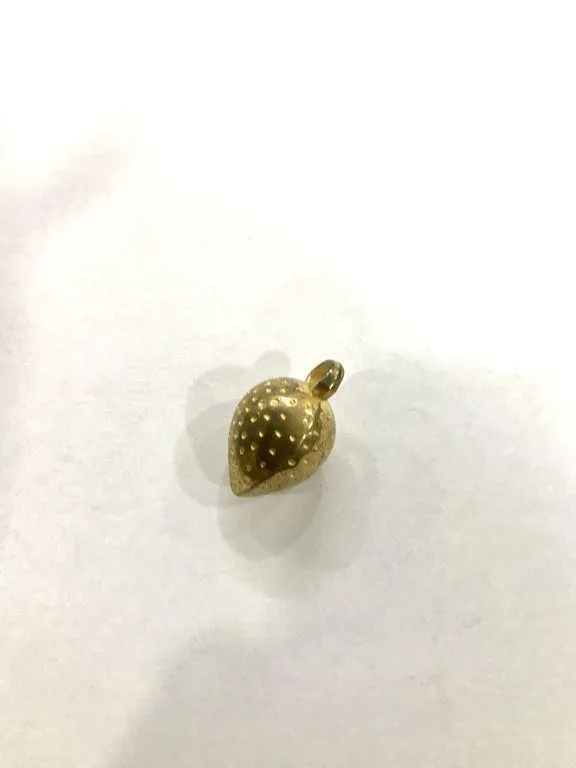 Golden Strawberry CCB Plastic Beads