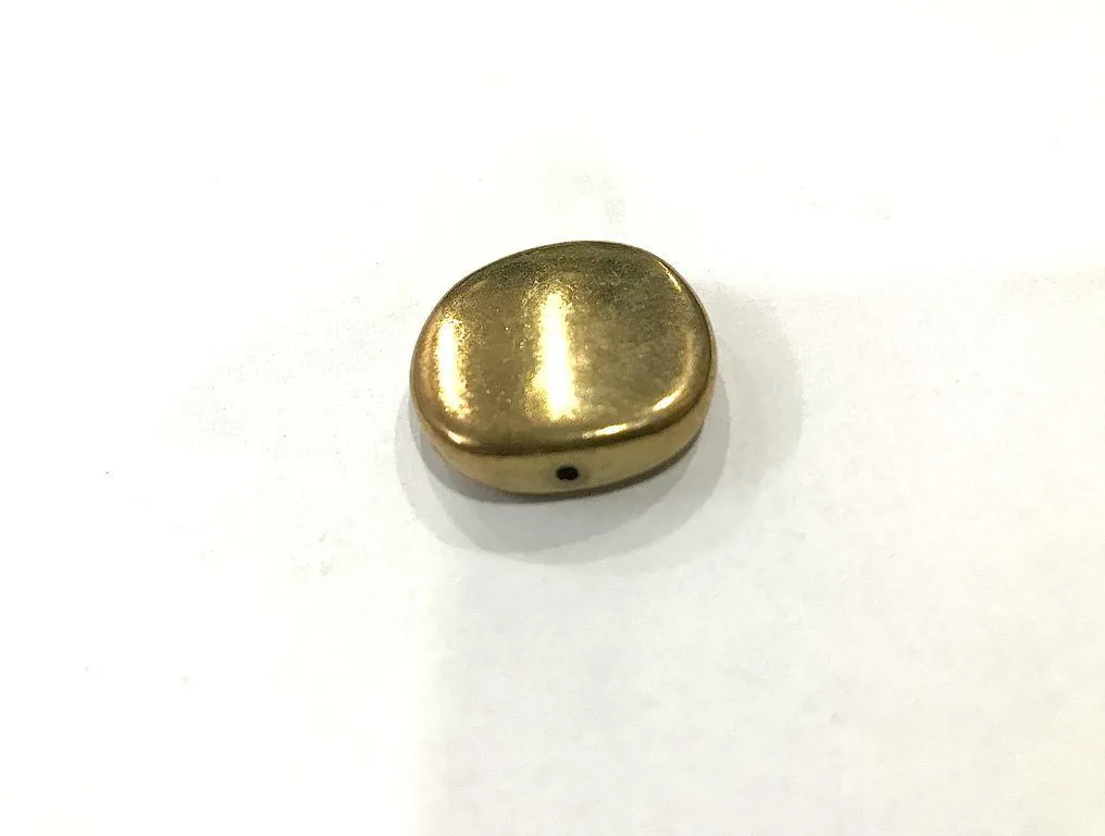 Golden Uneven Round CCB Plastic Beads
