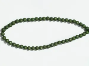 Green Circular Plastic Beads - 10 mm