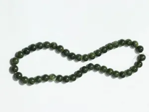 Green Circular Plastic Beads- 10 mm