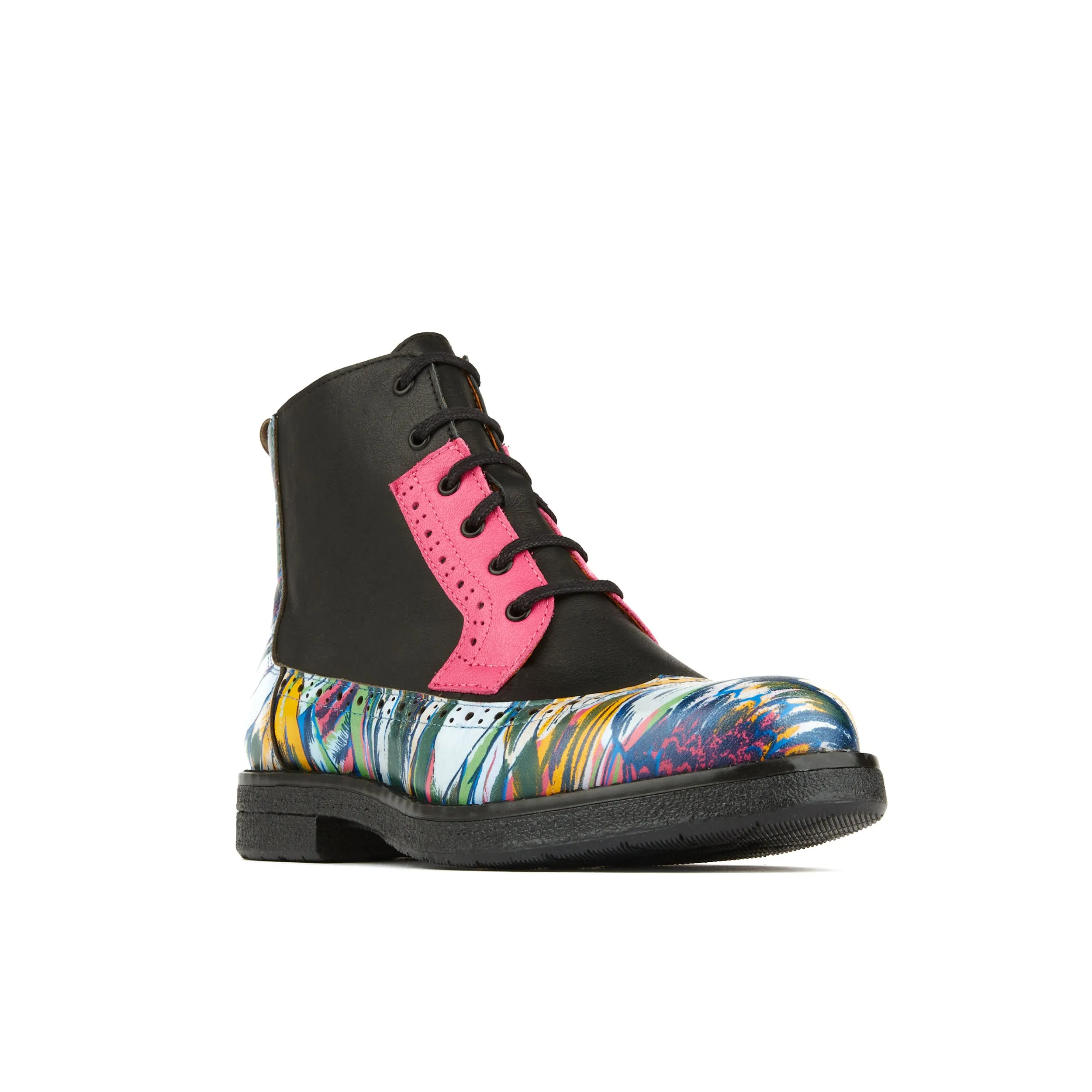 Hatter - Dark Flamingo & Black & Pink