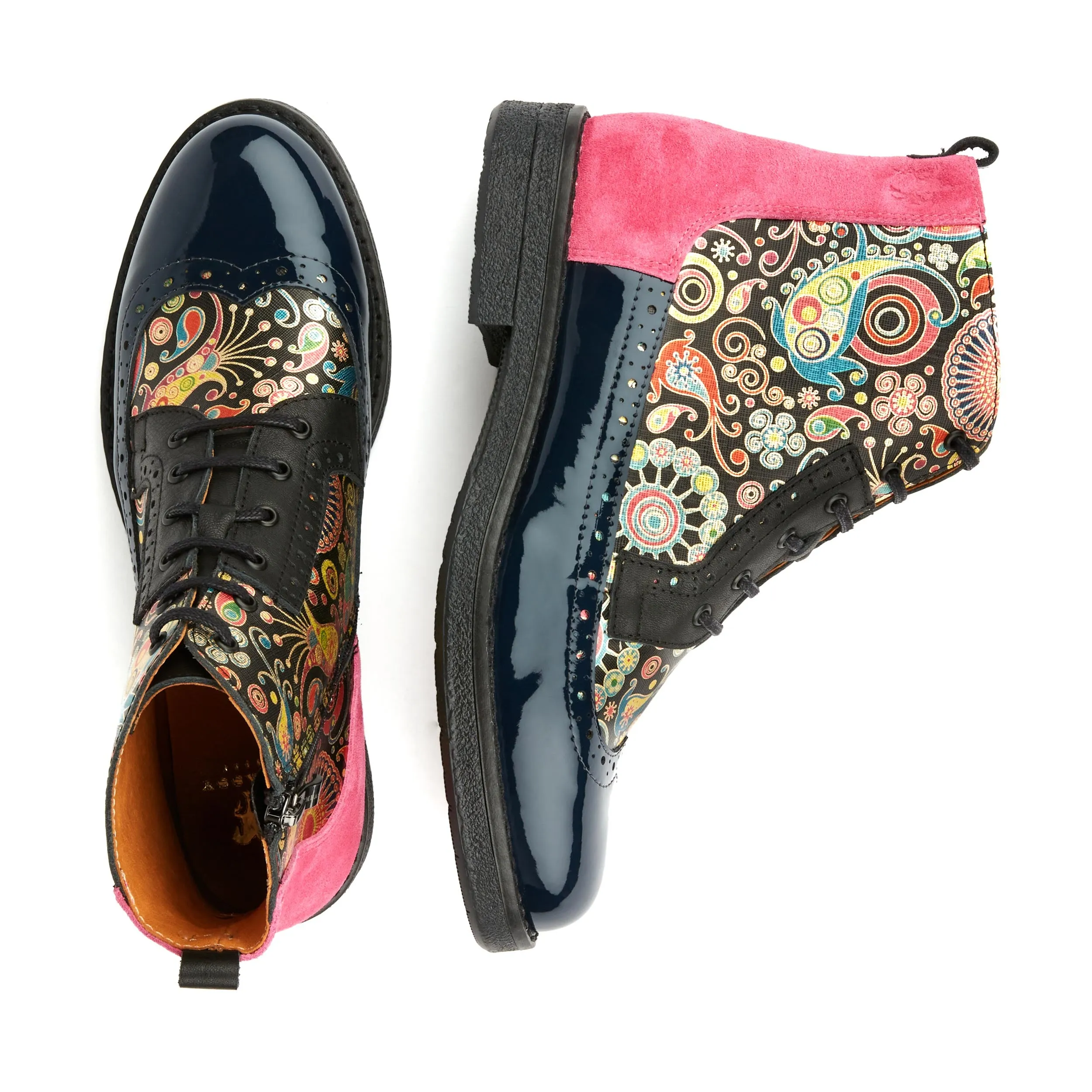 Hatter - Navy & Pink