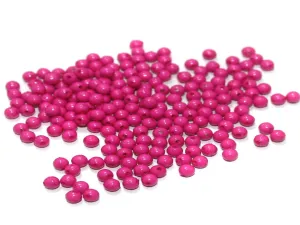 Hot Pink Spherical Acrylic Beads