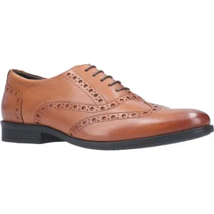 Hush Puppies Oaken Leather Men's Dark Brown Brogues Shoes