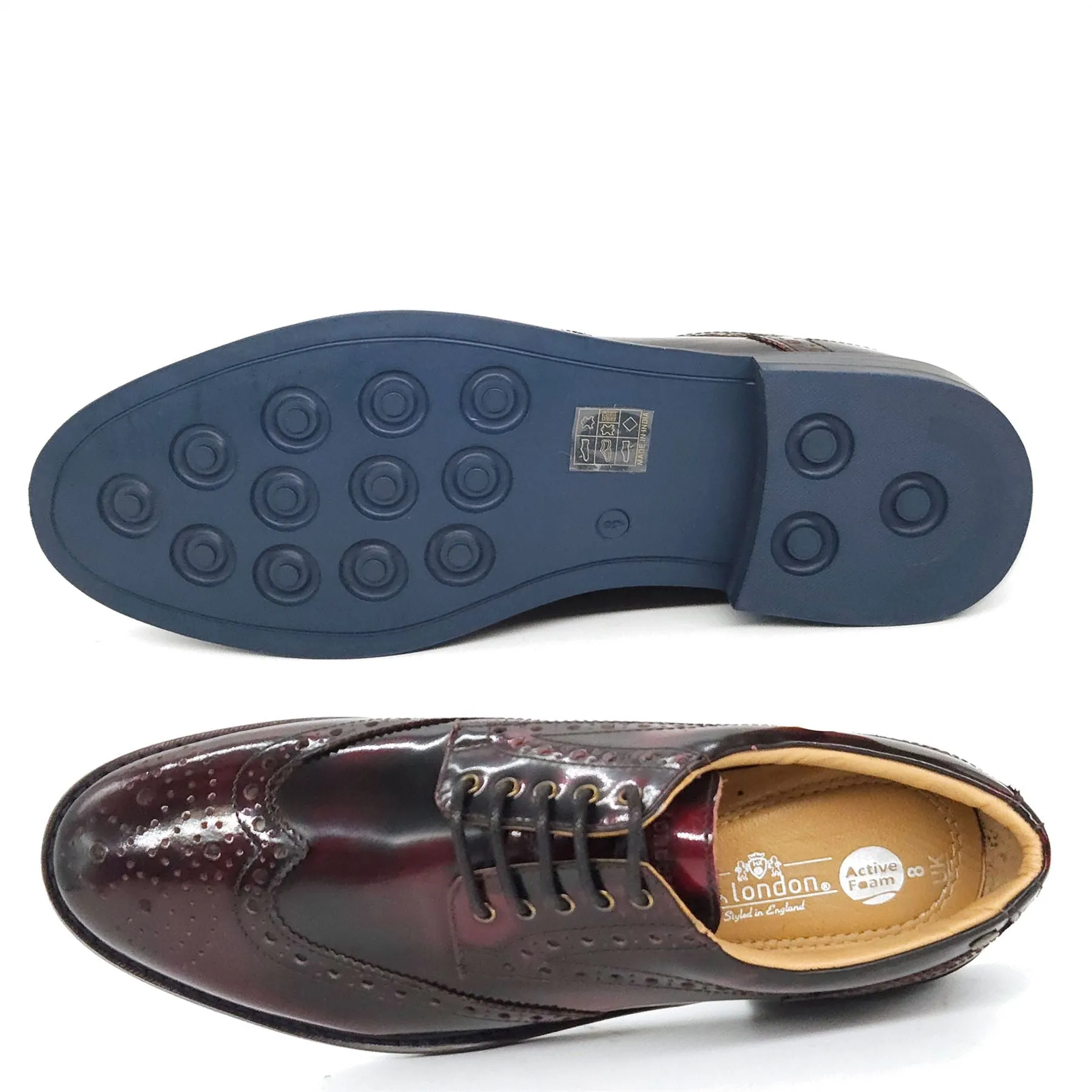 HX London Feltham Brogue Shoes