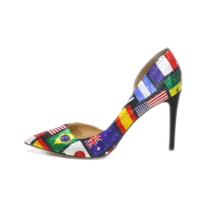 I.N.C High-Heel Shoes Fabric Multicolour Colour For Women