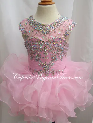 Infant/toddler/baby/children/kids Girl's Cupcake Pageant Dress/clothing/gown for birthday,christmas