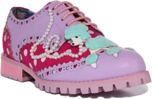 Irregular Choice Sockhop Sweetie In Lilac For Women