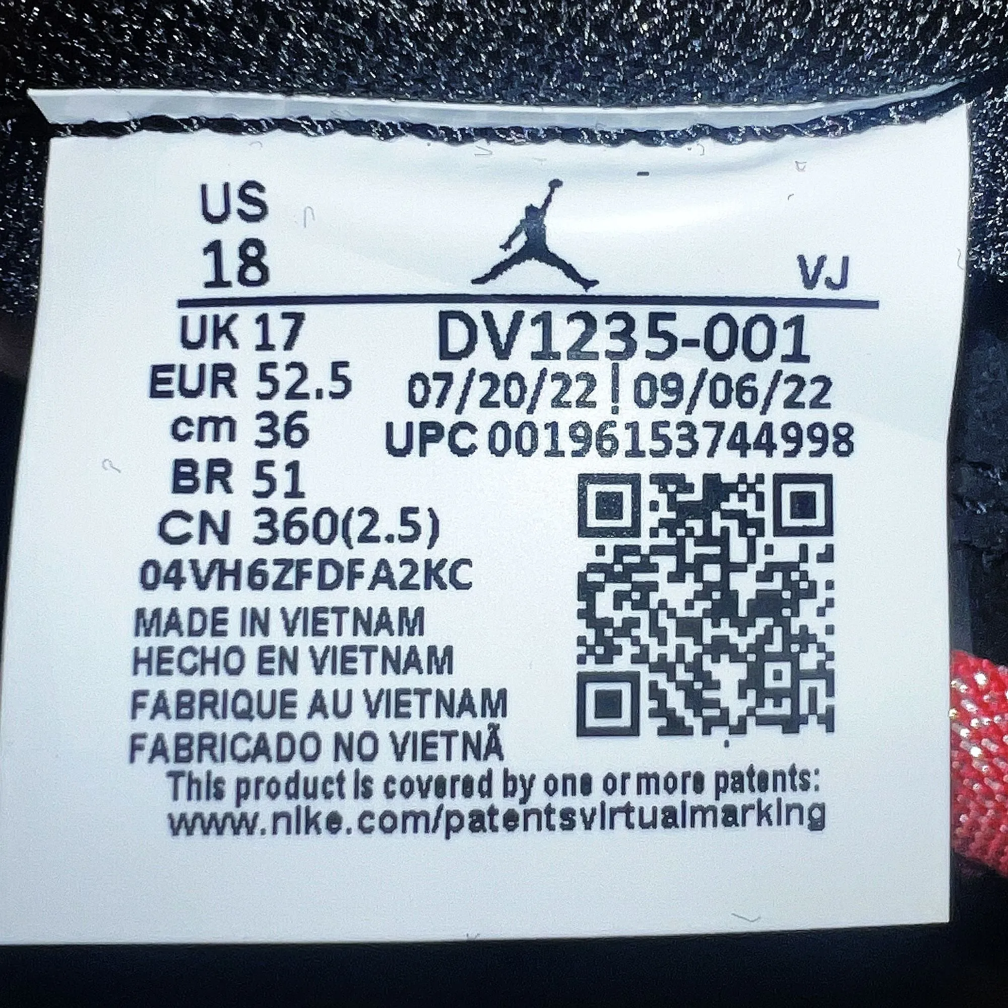 Jordan Size 18 Granville Pro Infrared 23 Men's Nike Casual Sneaker Grey Black XL