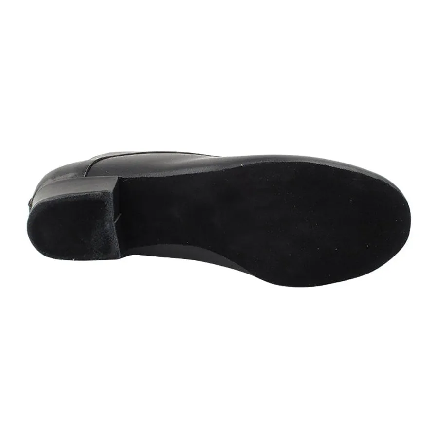 KCDANCE Men's Black Leatherette 3.5cm Heels Ballroom Dance Shoes Modern Dance Shoes