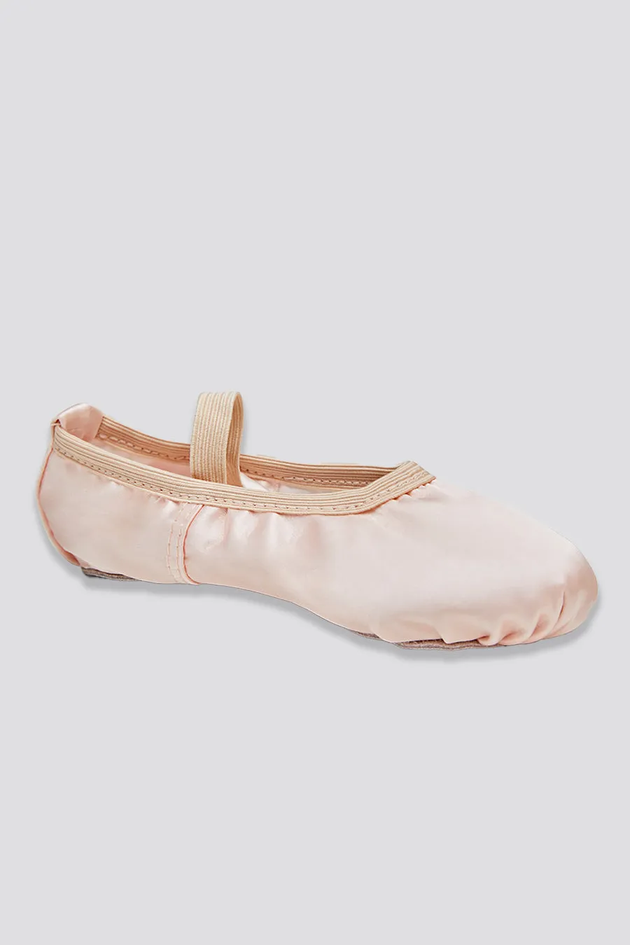 Kids Satin Ballet Shoes with Ribbon