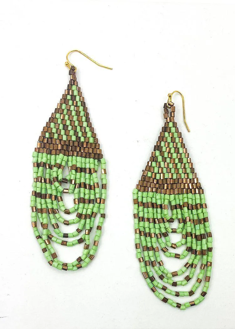 Ko Mak Beaded Drops - Mint