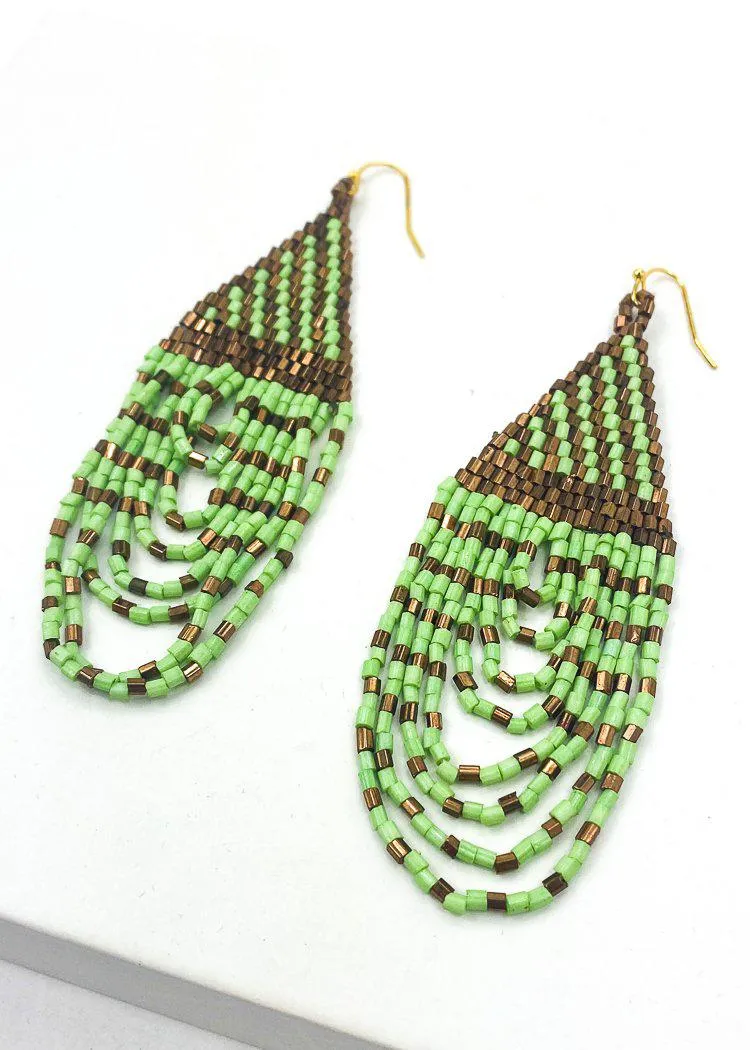 Ko Mak Beaded Drops - Mint