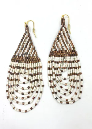 Ko Mak Beaded Drops - White