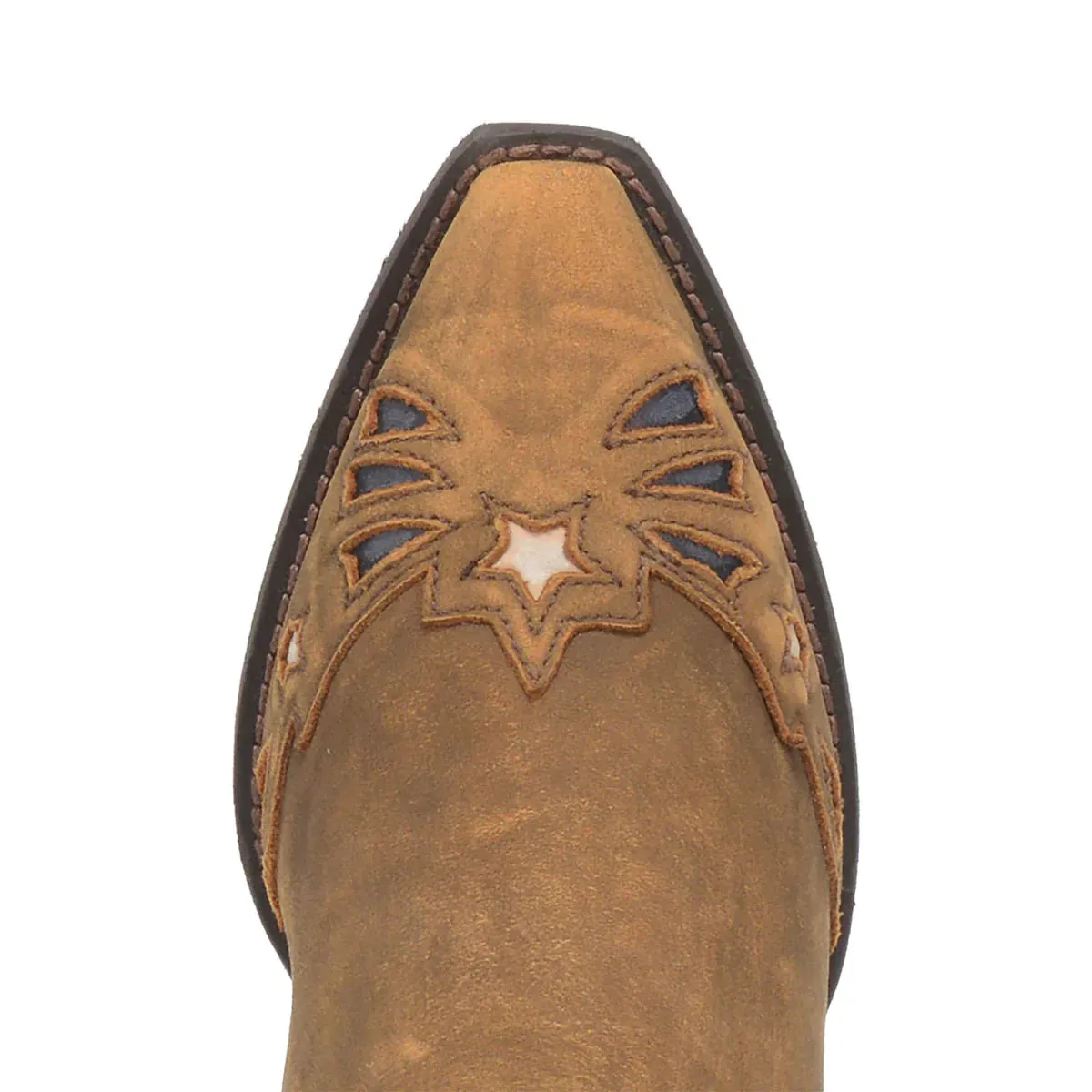 'Laredo' Women's 12" Keyes Western Snip Toe - Tan
