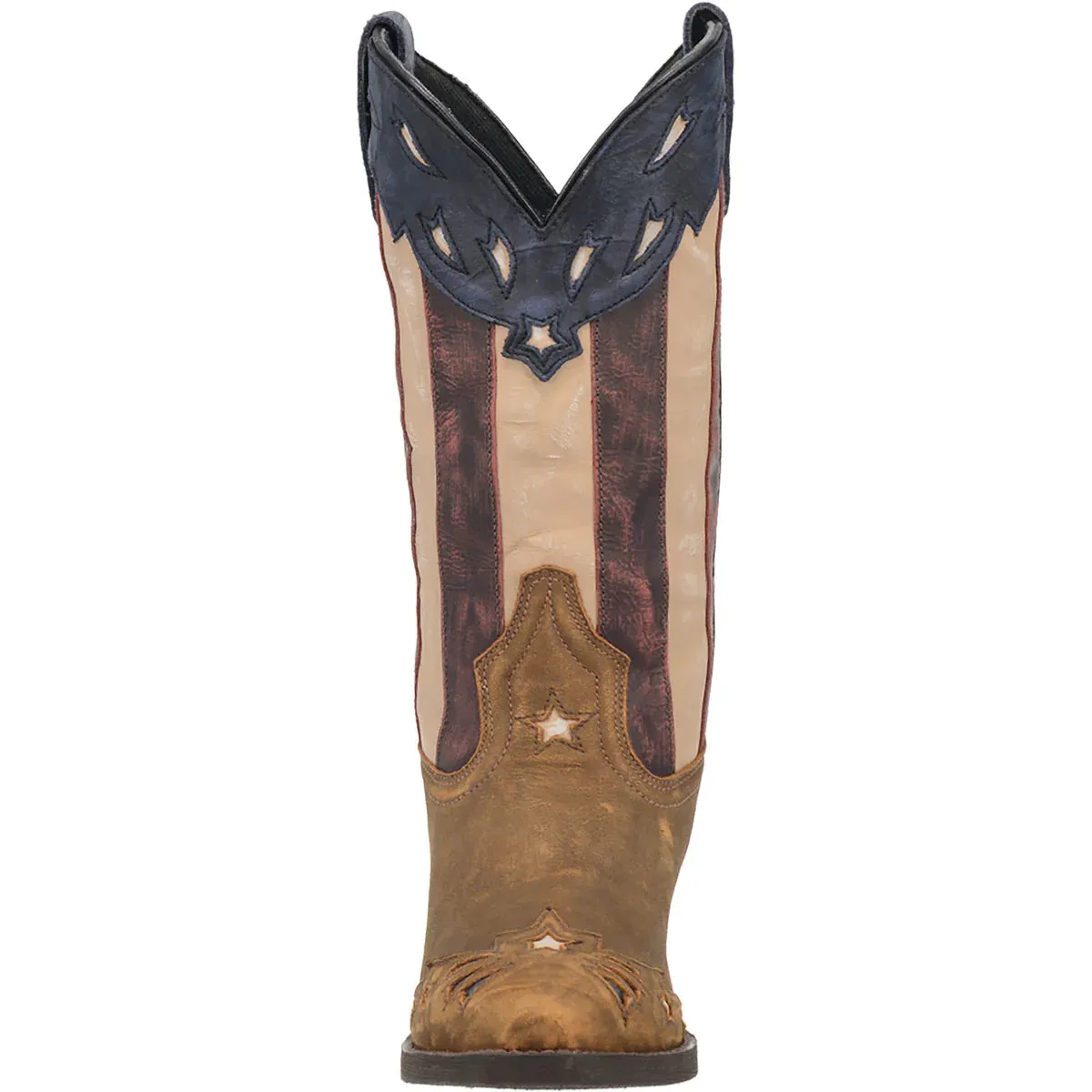 'Laredo' Women's 12" Keyes Western Snip Toe - Tan