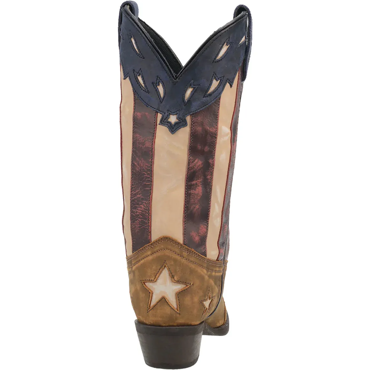 'Laredo' Women's 12" Keyes Western Snip Toe - Tan
