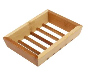 Large Bamboo Soap Dish Tray