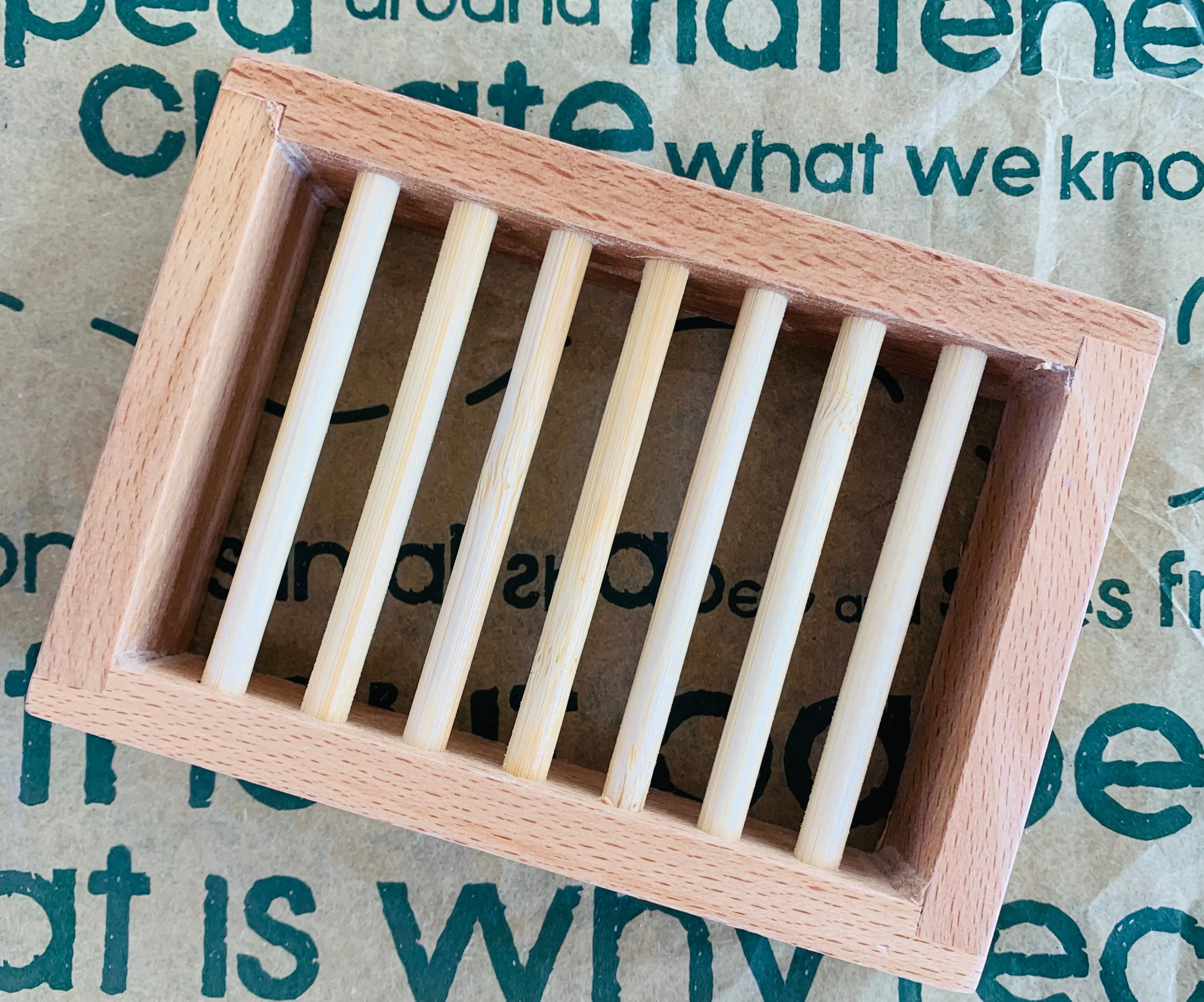 Large Bamboo Soap Dish Tray